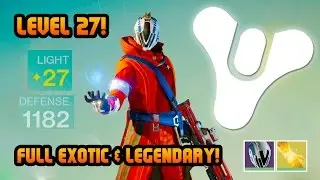 Destiny Level 27 Warlock Full Legendary & Exotic Crucible Multiplayer Gameplay! (Destiny Gameplay)