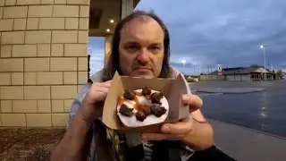 Tim Hortons Caramel brownie donut & Baileys Cream Coffee Review