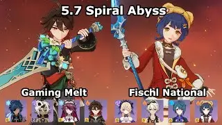 [5.7 Abyss] Gaming Melt + Fischl National Floor 12, 9 star