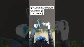 [ Letter F ] 💣 Color Explosion Graffiti Alphabet 💣