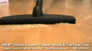 Central Vacuum Twister Hardwood Floor and Tile Brush