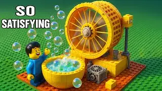 Сборка автоматического вентилятора для мыльных пузырей LEGO &mdash; такое удовольствие!