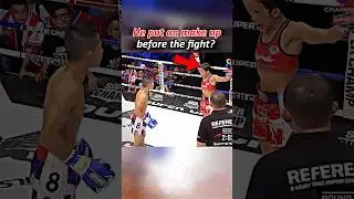 Bro's delicate makeup was knocked out by his fist 😂#boxing