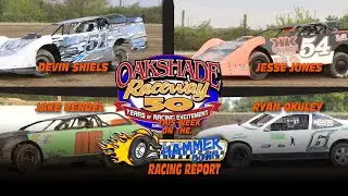 2025 Oakshade Raceway Champions Devin Shiels, Jesse Jones, Jake Rendel & Ryan Okuley