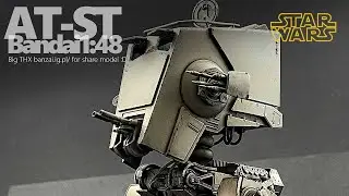 AT-ST assembly, Bandai 1:48 - full build and final gallery