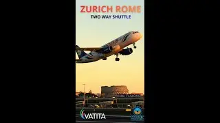 🔴 LIVE MSFS24 🔴 VERTICAL | Roma - Zurich Two Way Bridge Event | A320 Aerosachs | VATSIM