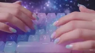 GALAXY JELLY KEYBOARD ASMR!!!