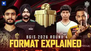 BGIS 2026 Round 4 Format Explained | How Teams Qualify for Quarter Finals