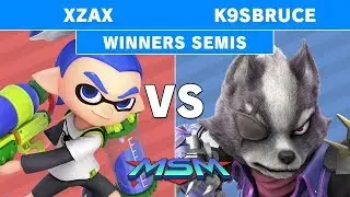 MSM 209 - Scarz | Xzax (Inkling) Vs TG | K9sbruce (Wolf) Winners Semis - Smash Ultimate