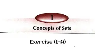 Concepts of sets (Part 2) Ch-1 Essential ICSE  Maths (Class 7)