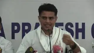 Shri Sachin Pilot addresses the Special Press Conference in Bengaluru