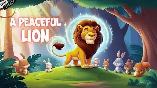 English Story | The Peaceful Lion | Kids Animated Story