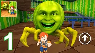 Obby Melon, Lin Gang Escape - Gameplay Walkthrough Part 1 - Chapters 1,2,3 (Android, iOS)