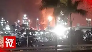 Fire at Petronas Bintulu LNG plant