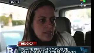 V&iacute;timas de guarimbas exp&otilde;em viol&ecirc;ncia opositora na Europa