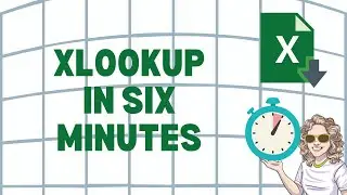 Get up and running with XLOOKUP Function in SIX minutes.