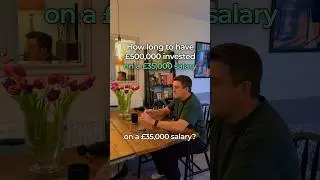 How long to have &pound;500,000 invested when earning an average UK salary 🇬🇧