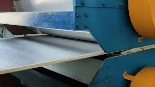 Rigid PIR Foam Pre insulated HVAC Ductwork Panel Production