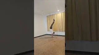 Yoga handstand posture #yoga