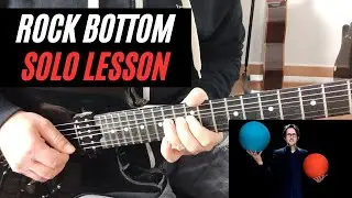 Steven Wilson - How To Play Rock Bottom - Niko Tsoven Guitar SOLO Lesson