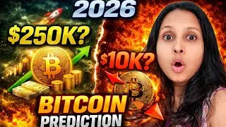 CRYPTO PREDICTION 2026 🚨 $250K OR $10K BITCOIN PRICE 😱 CRYPTO NEWS TODAY HINDI