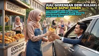 JUAL GORENGAN DEMI KULIAH MAHASISWI INI SERING DIBORONG PRIA TERNYATA ITU DOEEN KAYA YANG NAKSIR... 