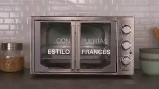 Horno Tostador Oster® con puertas estilo francés TSSTTVFDXL2