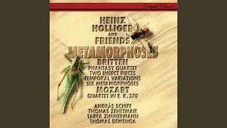 Britten: Phantasy, (Quartet for Oboe, violin, viola and cello) - Phantasy, (Quartet for Oboe,...