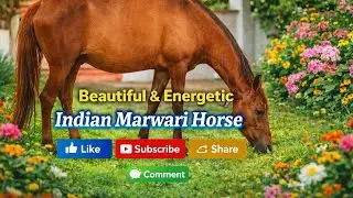 🐎A beautiful and energetic Indian Marwari horse🐎