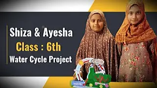 Shiza & Ayesha project || Water Cycle || Wisdom Academy