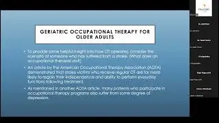 Geriatric Rehab |  Interdisciplinary Care and Teamwork