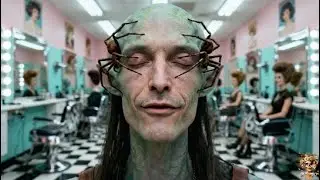 Alien Hair Salon, Season 4, Ep. 25, Spiders, Steampunks & More. &copy;AI Madness 2025 #movie #shorts 👽