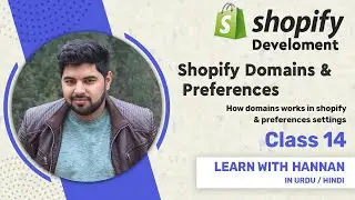 Shopify Domains & Preferences | Add domain in Shopify | Shopify For Beginners (Urdu / Hindi)