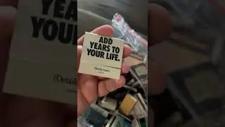 Matchbook collecting. I found this clever anti smoking add on a book of matches. Old school cool.