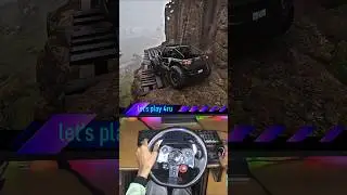Halo Jeep Mountain Climbing🏔 With steering wheel - Forza Horizon 5 #shorts #forzahorizon5 #jeep #ps5
