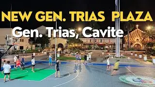 Exploring the new GEN. TRIAS PLAZA at Night ( Cavite, Philippines, 4K - Walking Tour)