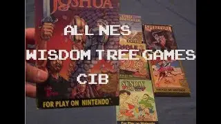 All NES Wisdom Tree (Bible Games) Game Collection CIB!
