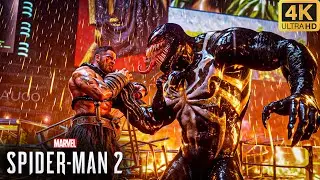 VENOM VS KRAVEN - 4K GAMEPLAY | NO COMMENTARY | MARVEL'S SPIDER-MAN 2 #7