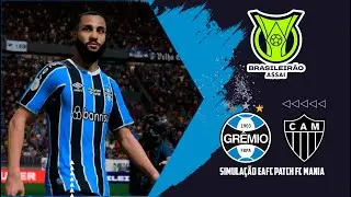Gr&ecirc;mio x Atl&eacute;tico-MG - SIMULA&Ccedil;&Atilde;O EAFC - BRASILEIR&Atilde;O 2025 1&ordf; Rodada - Patch FCM