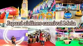 Japan airlines carnival Mela Dussehra maidan Indore #mela #indore