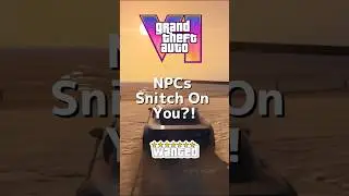 GTA 6 Leaks: NPCs Will Snitch on You