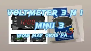Install Voltmeter 3n1 mini3 / raider 150 carb