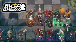 Auto Chess ! 6 Knights With some undead elf assist ! Road to Glory from Pawn to Queen!