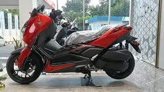 X-MAX CONNECTED LUXURY RED ‼️ MENYALA #yamaha#xmax250#xmax300#xmaxconnected #xmax#youtube#fypシ 