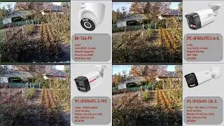 Dahua 4 MPix IP kamerák nappali-éjszakai teszt