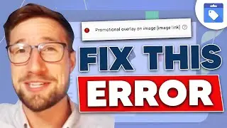 Fix Promotional Overlay on Image [image link] Error in Merchant Center
