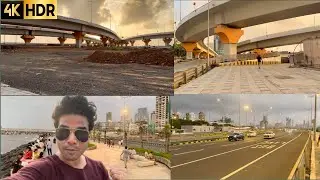 Mumbai coastal road | Promenade | Marine drive 2.0 | Best cinematic view | Evening view | part 2 |