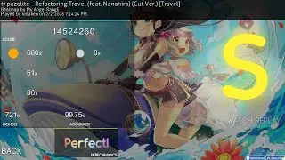 osu!ctb NEW TOP PLAY 448 pp | t+pazolite - Refactoring Travel (feat. Nanahira) (Cut Ver.) [Travel]