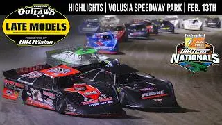 World of Outlaws Late Model Series | Volusia Speedway Park | February 13, 2026 | HIGHLIGHTS