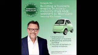 Building a business empire in micro-mobility from kick scooters to Microlino